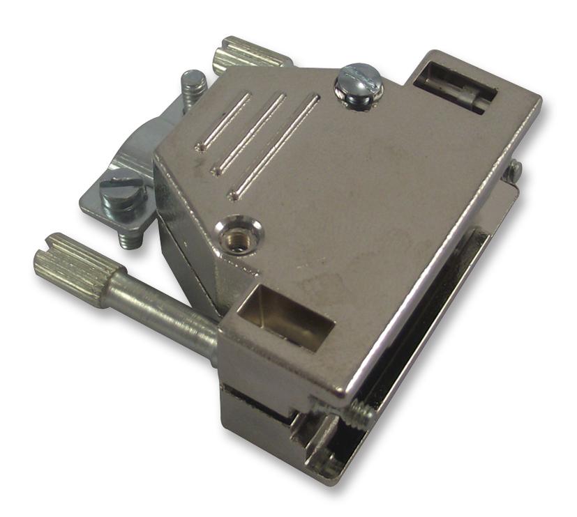 2801-0106-01 BACKSHELL, D, METAL, TOP ENTRY, 9WAY MH CONNECTORS