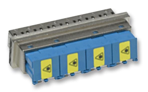 106121-0950 LC ADAPTOR, EMI, 8 PORT, WITH SHUTTER MOLEX