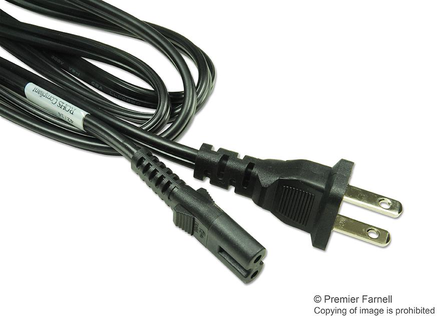 17038A 10 POWER CORD, NEMA/IEC, 2M, 7A VOLEX