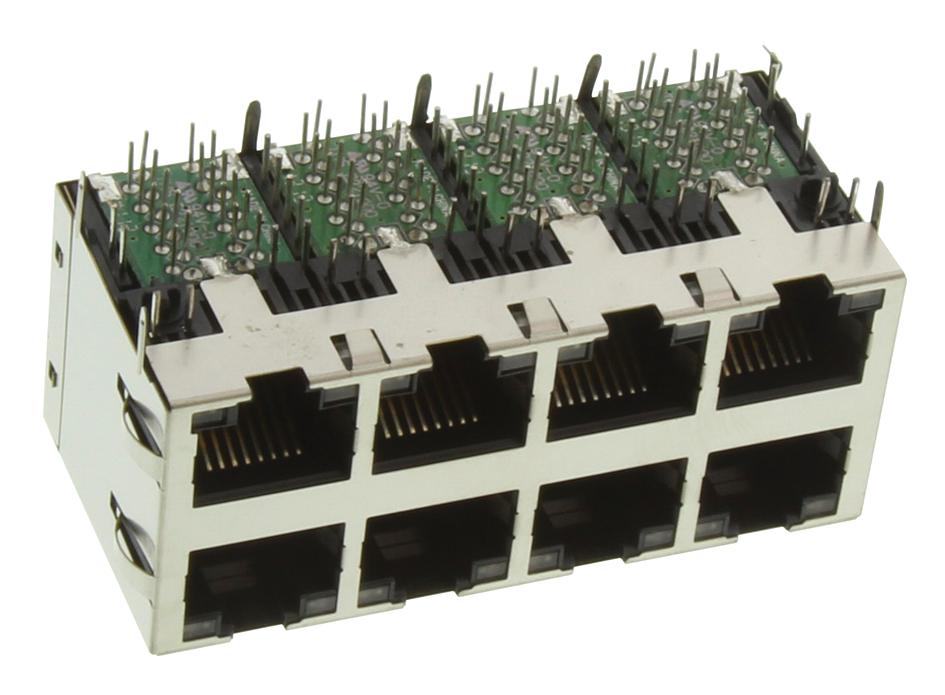 85727-1003 JACK, THT, GIGABIT, 8P8C, 8PORT MOLEX