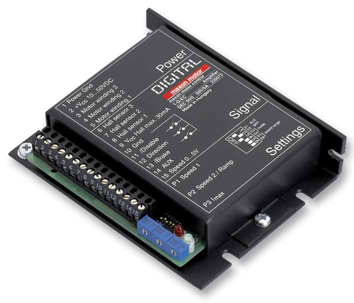 230572 AMPLIFIER, FOR MOTORS, 10-50VDC, 5A MAXON MOTOR