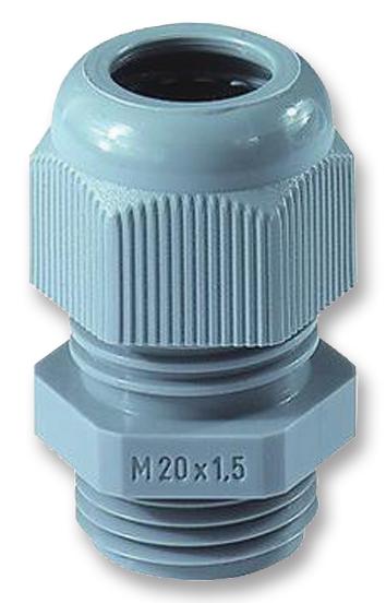 50.616 PA/4X2.3 CABLE GLAND, PA6, 4X2.3MM, M12, GREY HYLEC