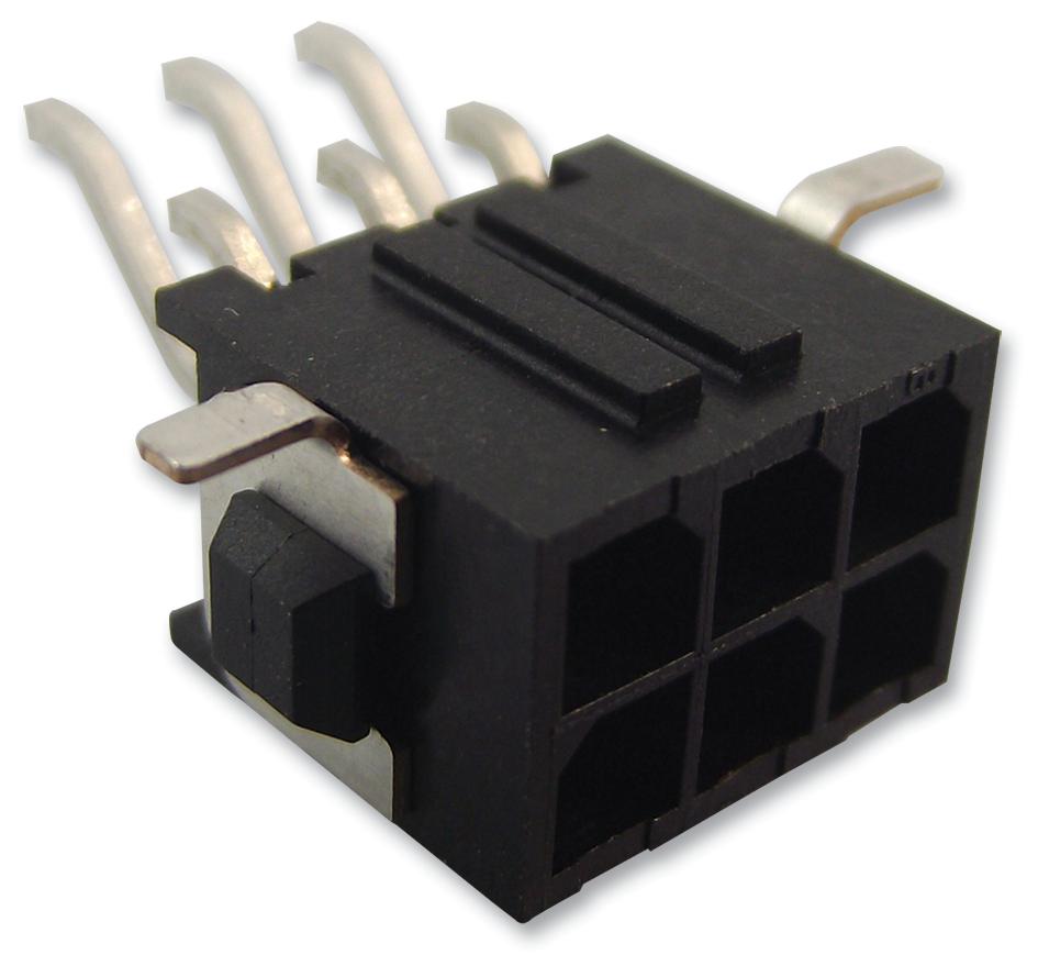 3-794627-6 CONNECTOR, HEADER, SMT, R/A, 3MM, 6WAY AMP - TE CONNECTIVITY