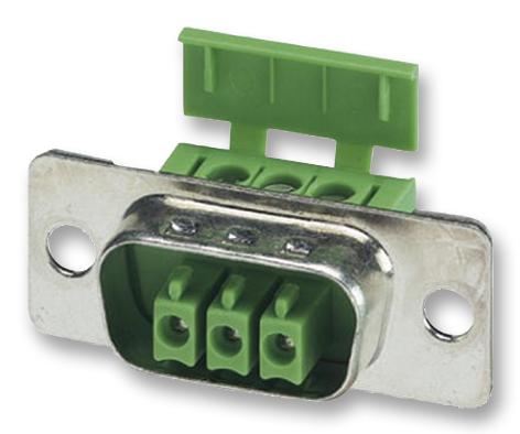 PSC 1,5/ 3-F TERMINAL BLOCK, PLUGGABLE, 16AWG PHOENIX CONTACT