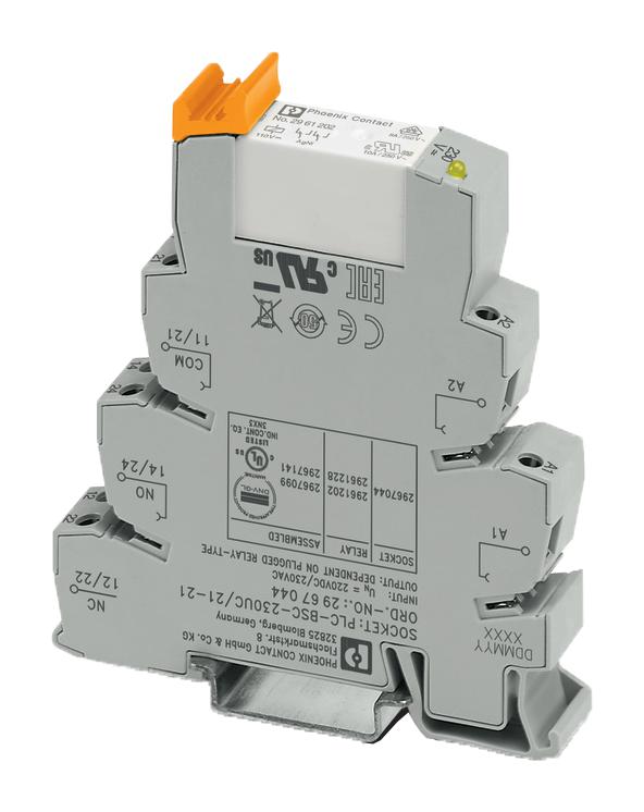 2967099 RELAY, DPDT, 250VAC, 6A PHOENIX CONTACT