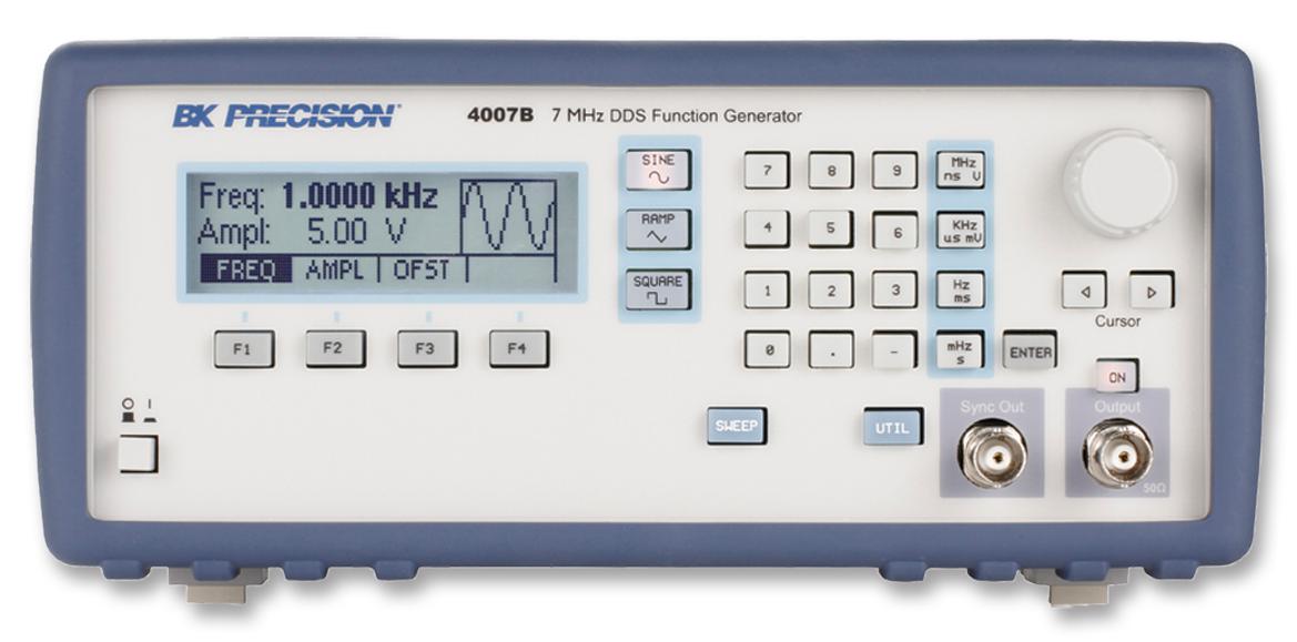 BK4007B FUNCTION GENERATOR, DDS, 7MHZ B&K PRECISION