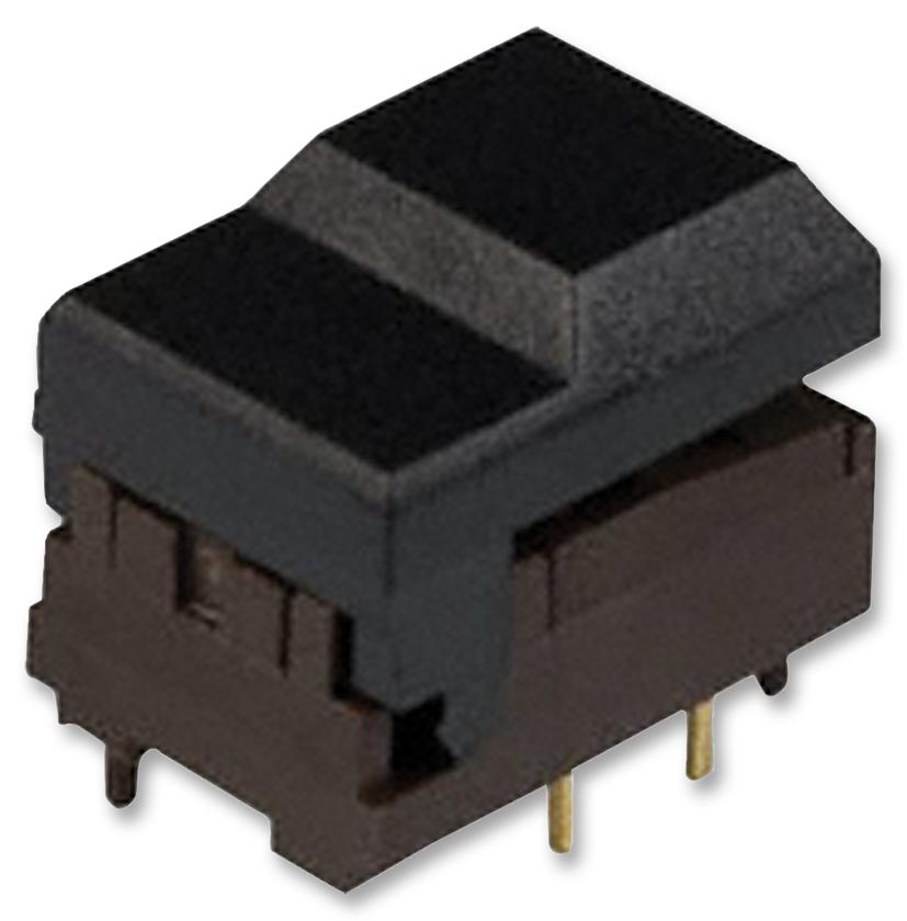 SERBKAUOA SWITCH, SPDT-NO, 0.01A, 24VDC, PCB, BLK C&K COMPONENTS