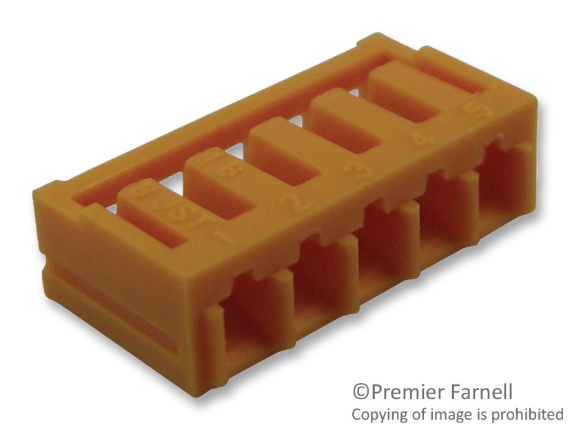 5P-SAN HOUSING, RECEPTACLE, CRIMP, 2MM, 5WAY JST (JAPAN SOLDERLESS TERMINALS)