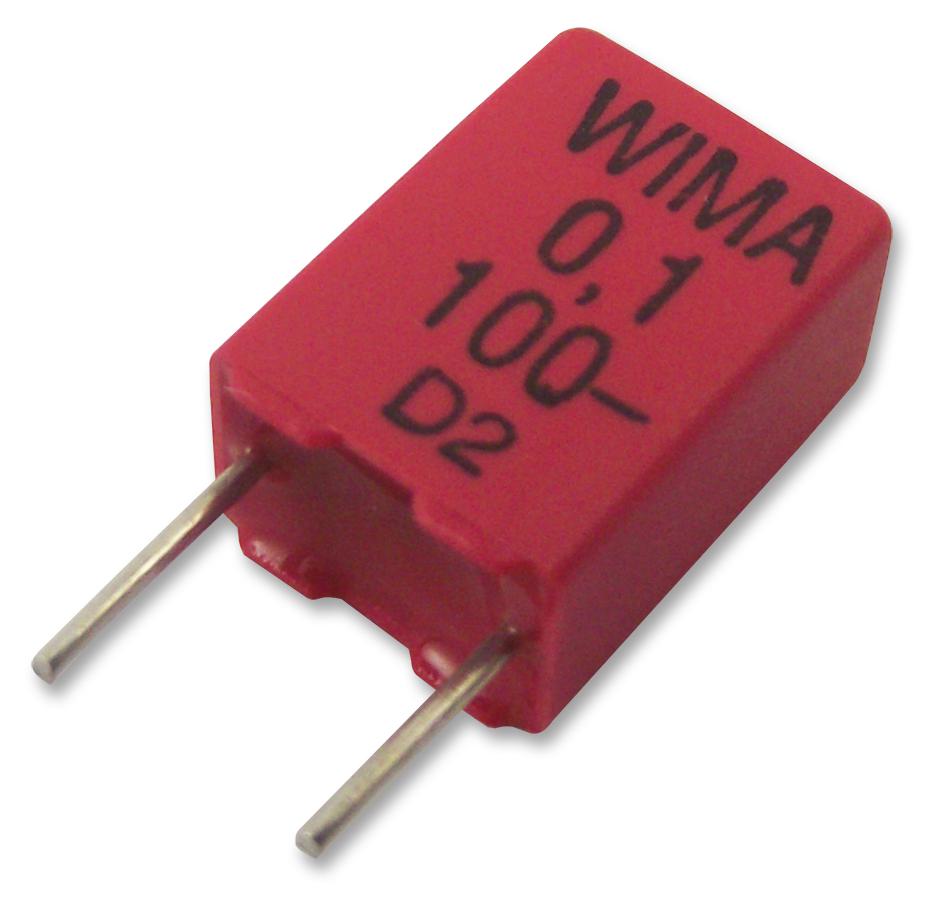 MKP2D031001F00KSSD CAP, 0.1µF, 100V, 10%, PP, POTTED WIMA