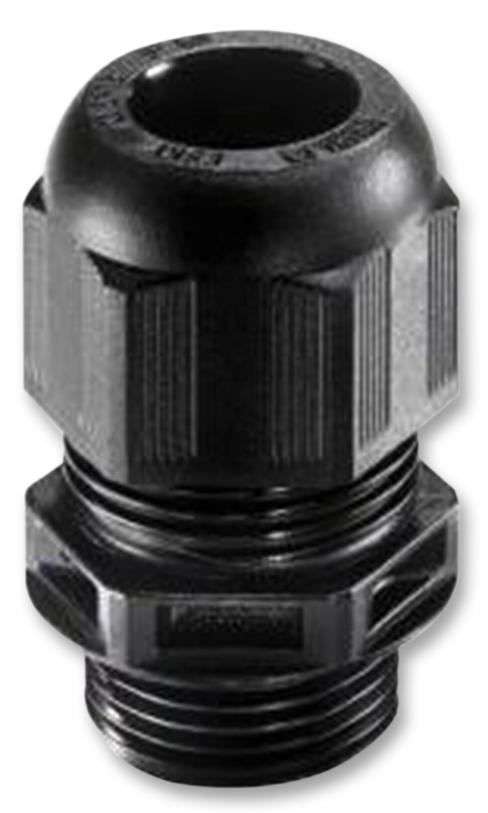 10100825 CABLE GLAND, PA, 6.2MM - 14MM,BLACK,PK10 WISKA