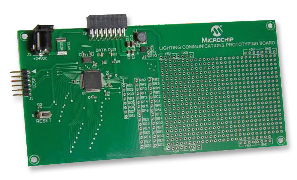 AC160214 PROTOTYPE BOARD, LIGHTING COMMUNICATION MICROCHIP