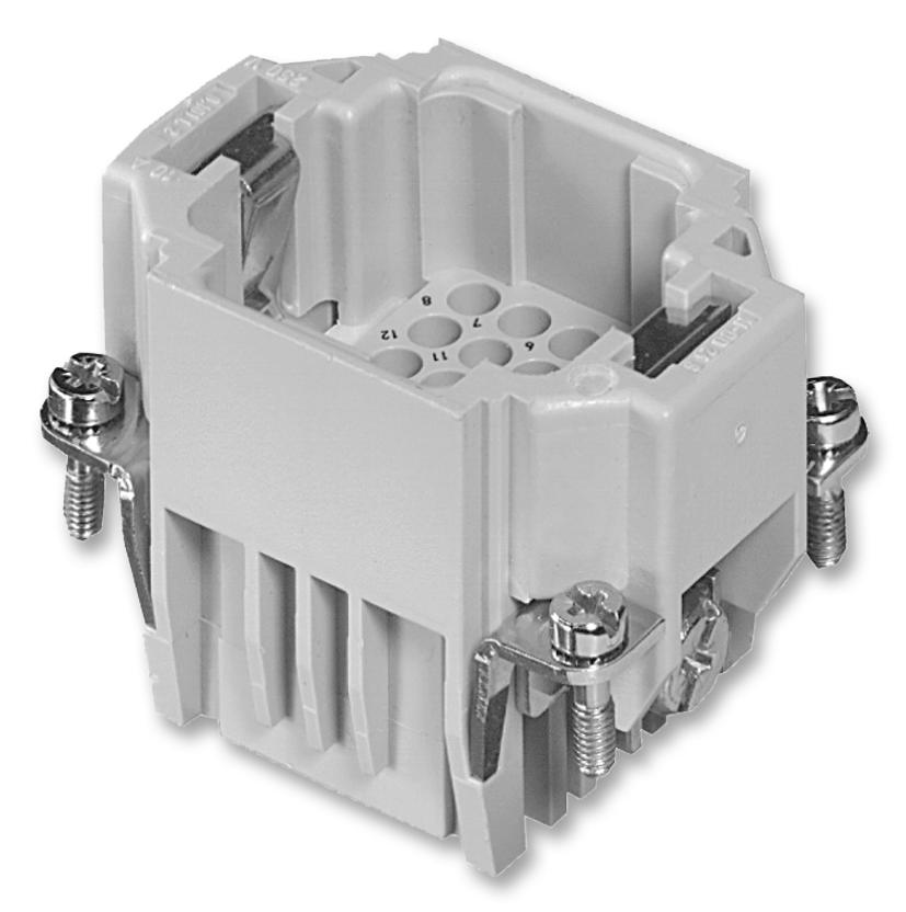C146 10A024 000 9 INSERT, PLUG, 24+PE WAY, 250V, CRIMP AMPHENOL SINE/TUCHEL