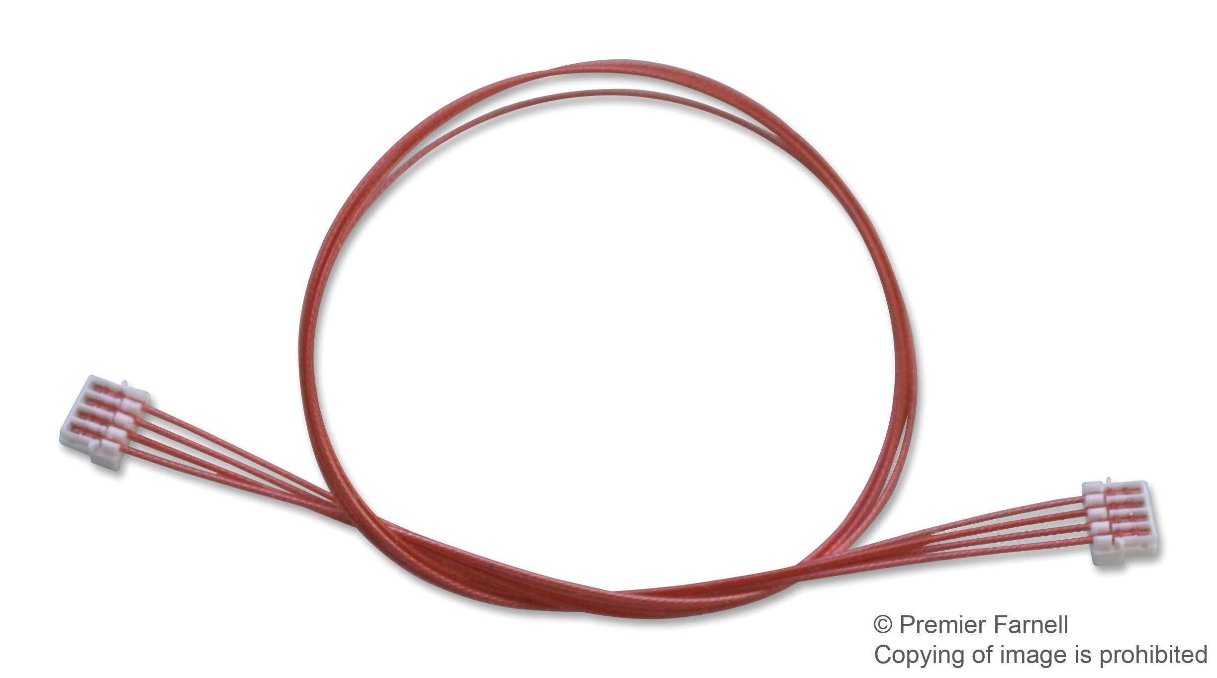 04XSR04XSR36L100 LEAD, 100MM, XSR, RCPT, 36AWG, 4WAY JST (JAPAN SOLDERLESS TERMINALS)