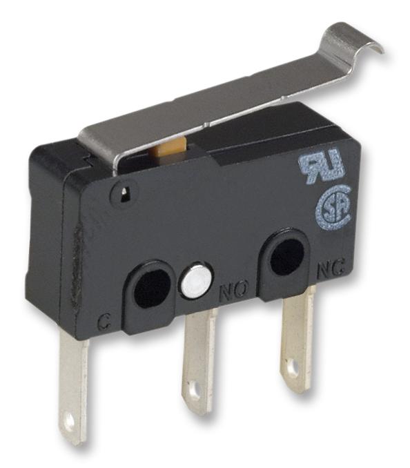 SS-01GL13T MICROSWITCH, SIM ROLLER, SPDT 0.1A, 30V OMRON