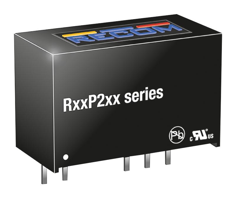 R05P209D DC-DC CONVERTER, 2 O/P, 2W RECOM POWER