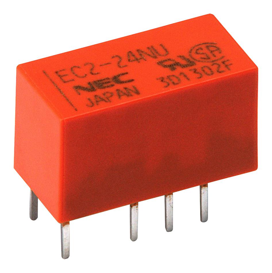 EC2-12TNU RELAY, SIGNAL, DPDT, 250VAC, 220VDC, 2A KEMET