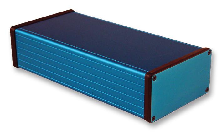1455N2201BU ENCLOSURE, ALUMINIUM, BLUE, 220X103X53MM HAMMOND