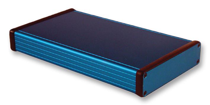 1455P2201BU ENCLOSURE, ALU, BLUE, 220X125X30.5MM HAMMOND