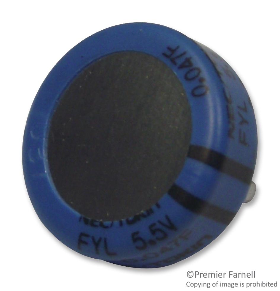 FYL0H473ZF CAP, 0.047F, 5.5V, SUPER, RADIAL KEMET