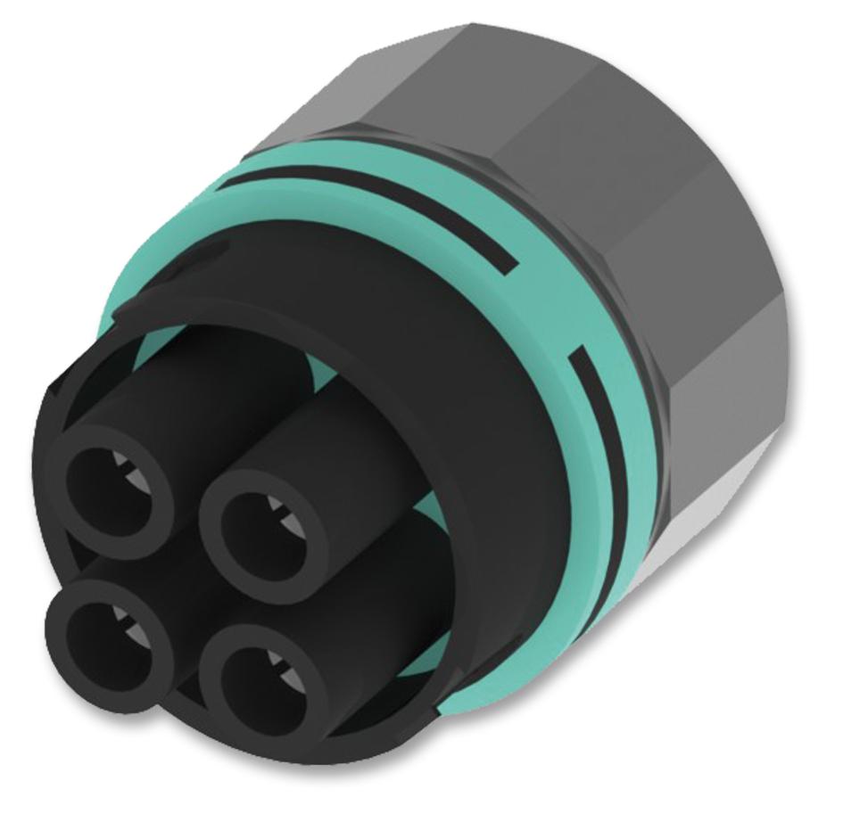 THB.387.D2A CIRCULAR CONNECTOR, RCPT, 2 WAY, PANEL HYLEC