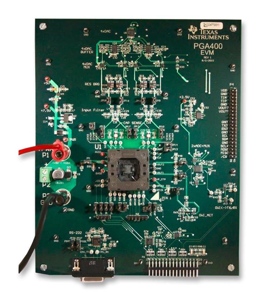 PGA400Q1EVM . EVAL MOD, PROGRAMMABLE GAIN AMPLIFIER TEXAS INSTRUMENTS