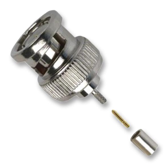 112516 RF COAXIAL, BNC, STRAIGHT PLUG, 50OHM AMPHENOL CONNEX