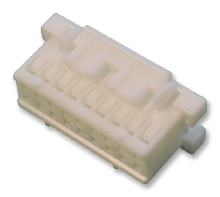 XADRP-18V(P) CONNECTOR, HOUSING, RCPT, 18POS, 2ROW JST (JAPAN SOLDERLESS TERMINALS)