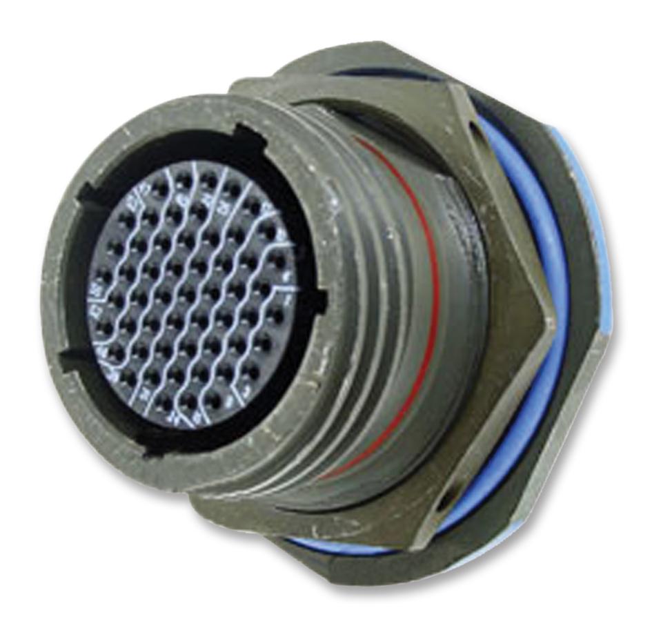 D38999/20MJ4AC CIRCULAR CONNECTOR, RCPT, 25-4, PANEL AMPHENOL AEROSPACE