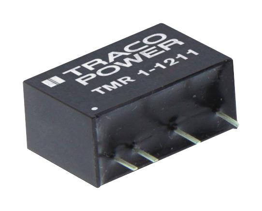 TMR 1-2422 DC-DC CONV, ISO POL, 2 O/P, 0.042A, 12V TRACO POWER