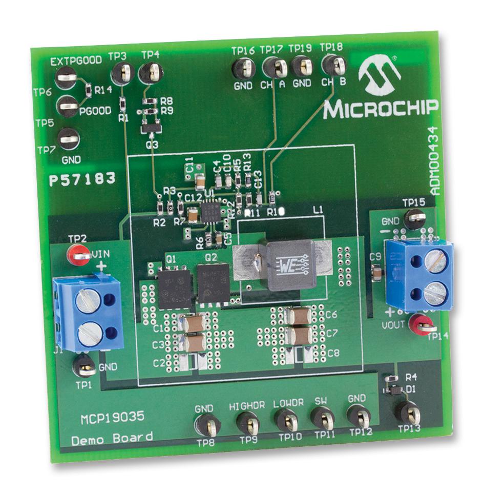 ADM00434 EVALUATION BOARD, BUCK CONTROLLER MICROCHIP