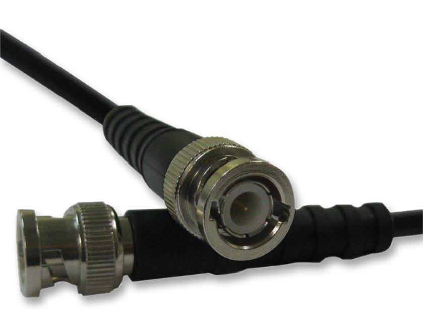 115101-19-M2.00 COAXIAL CABLE, RG58/U, BNC PLUG, 2M AMPHENOL CONNEX