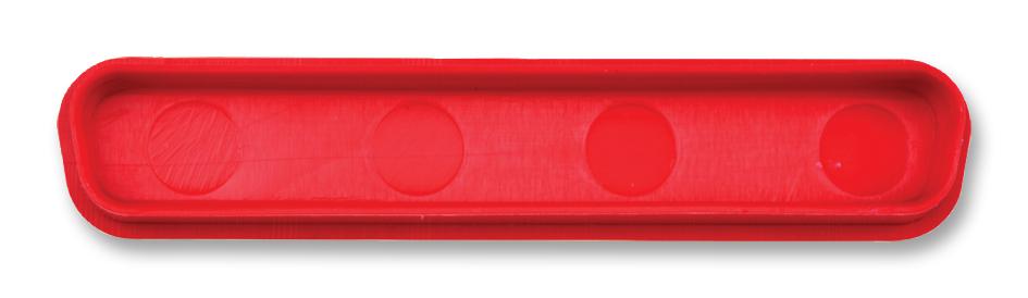 172704-0090 DUST CAP, D SUB, SIZE DC, RED MOLEX / FCT