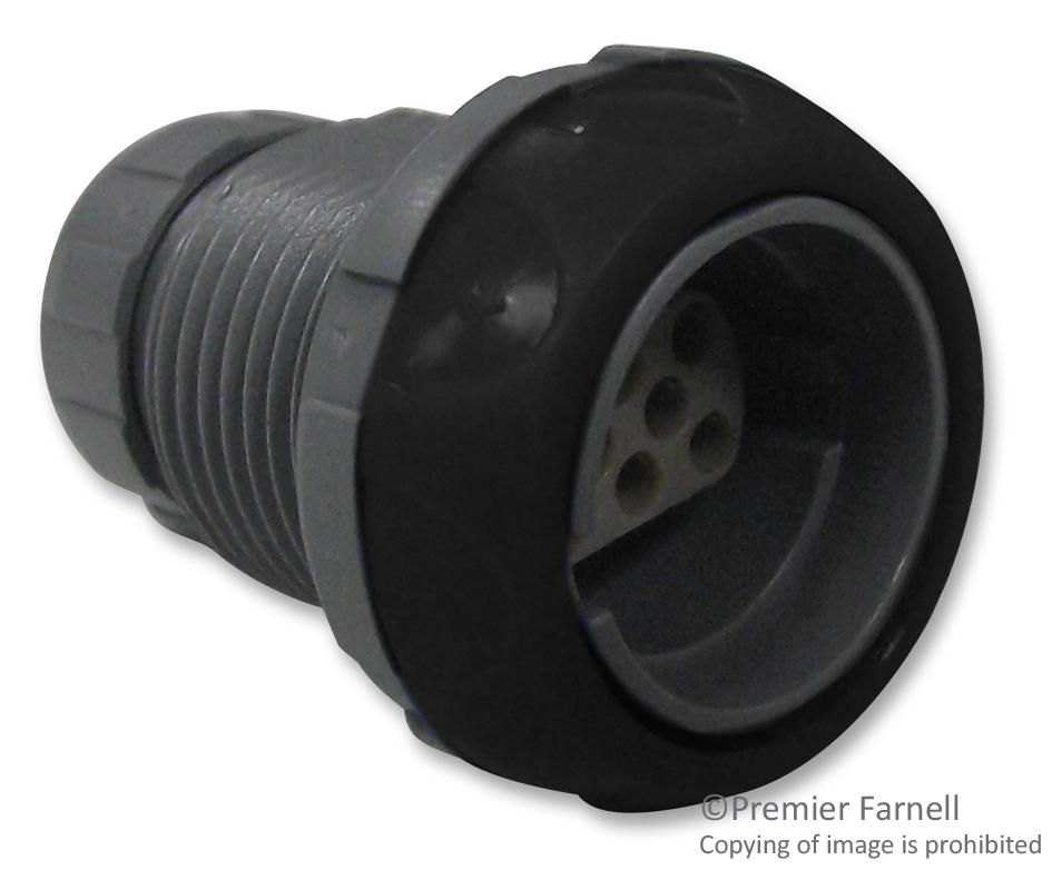 SKN.M22.GLLN CIRCULAR CONNECTOR, RCPT, 22POS, PANEL LEMO