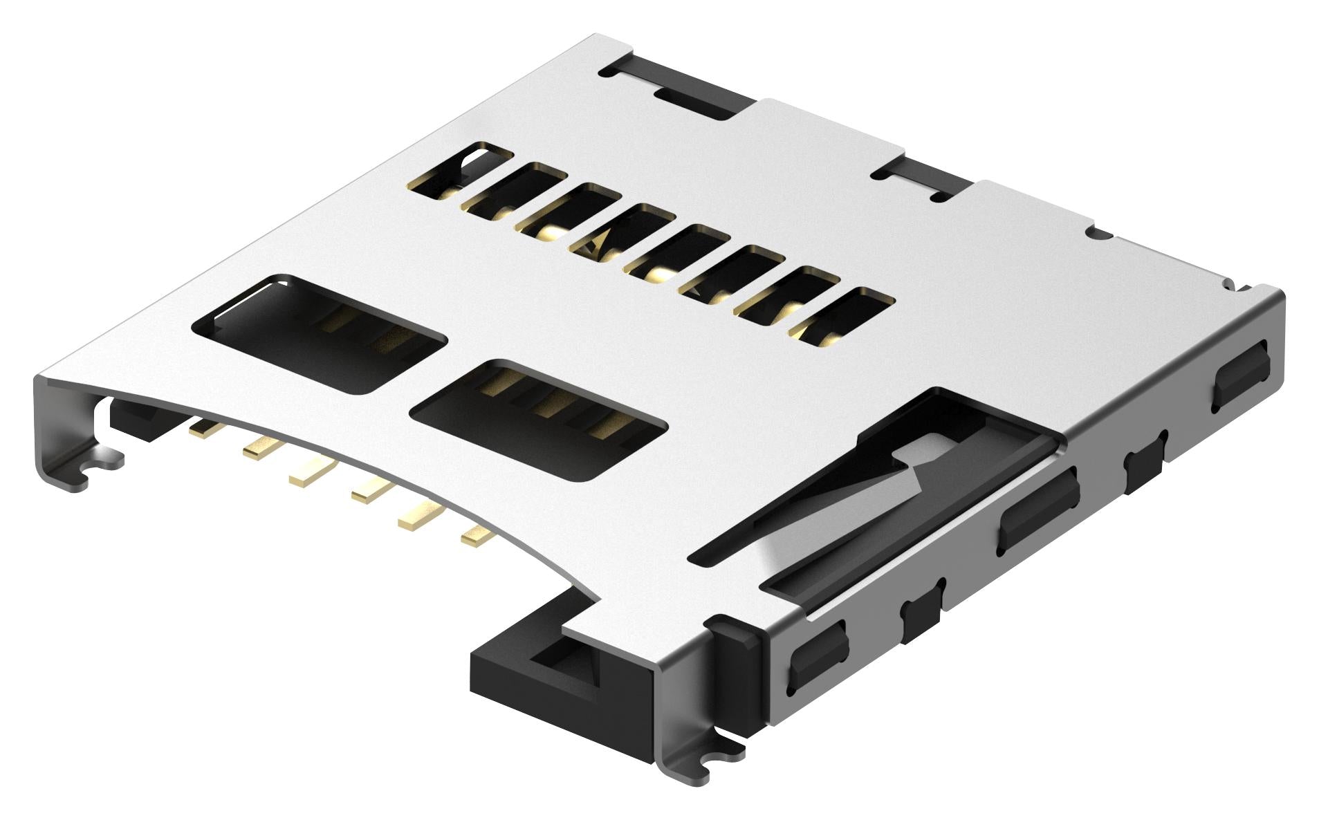 MEM2051-00-195-00-A CONNECTOR, MICRO SD, 8POS, SMT GCT (GLOBAL CONNECTOR TECHNOLOGY)