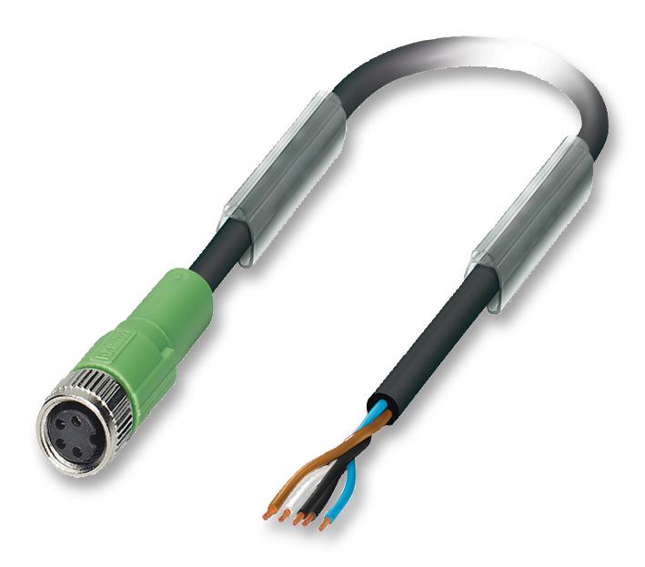 SAC-4P- 1,5-PUR/M 8FS SENSOR CABLE, 4POS, M8 SOCKET, 1.5M PHOENIX CONTACT