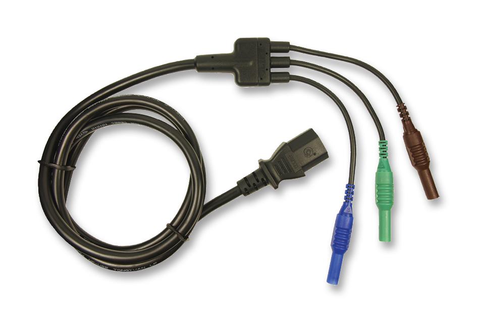 CIH29920 POWER CORD, IEC 60320 C13-3X4MM PLUG CLIFF ELECTRONIC COMPONENTS