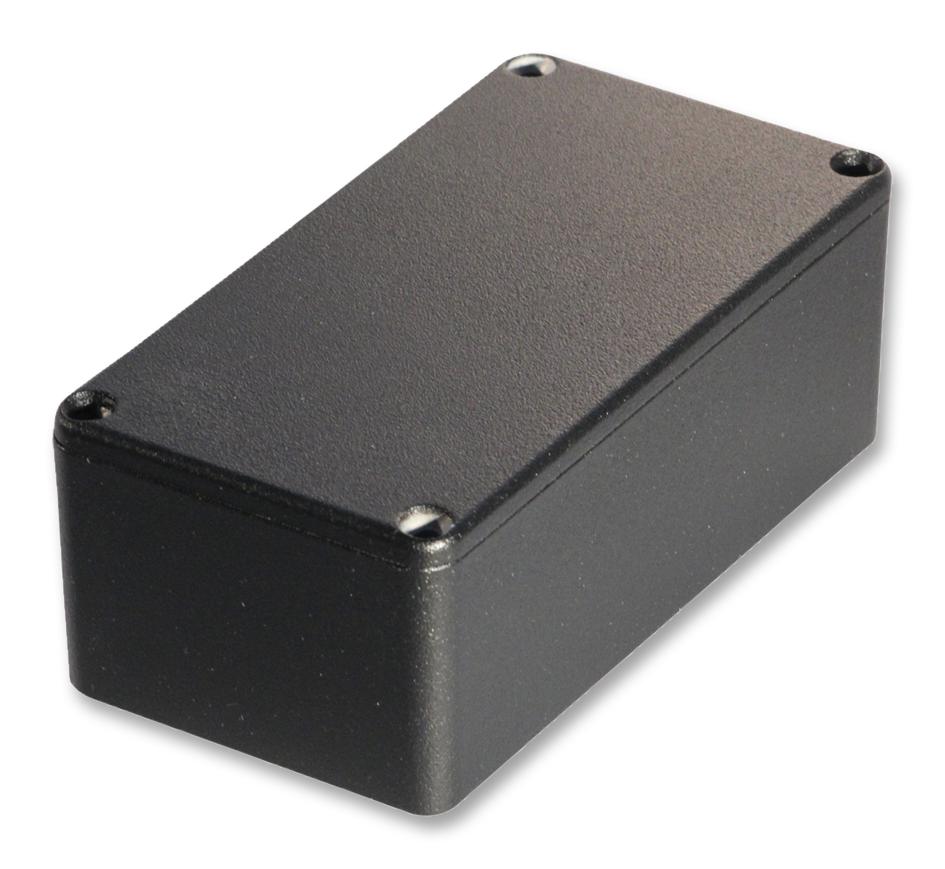1590BSBK INSTRUMENT ENCLOSURE, ALUM ALLOY, BLACK HAMMOND