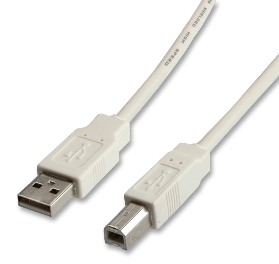 11.99.8841 COMPUTER CABLE, USB2.0, 4.5M, WHITE MULTICOMP