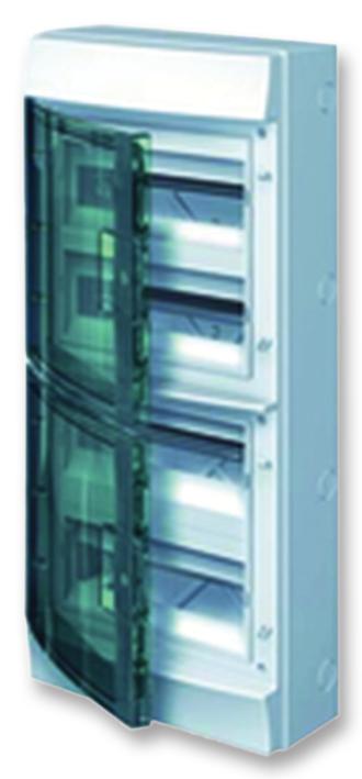 1SL1207A00 WALLMOUNT ENCLOSURE, THERMOPLASTIC, GREY ABB