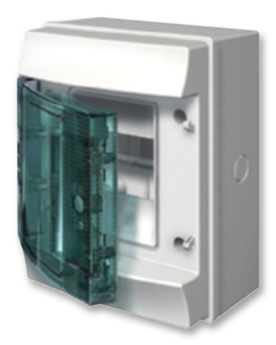 1SL1210A00 WALLMOUNT ENCLOSURE, THERMOPLASTIC, GREY ABB