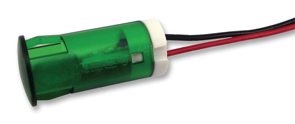 QS123XXHG220 INDICATOR, LED PANEL MNT, 12MM, GREEN APEM