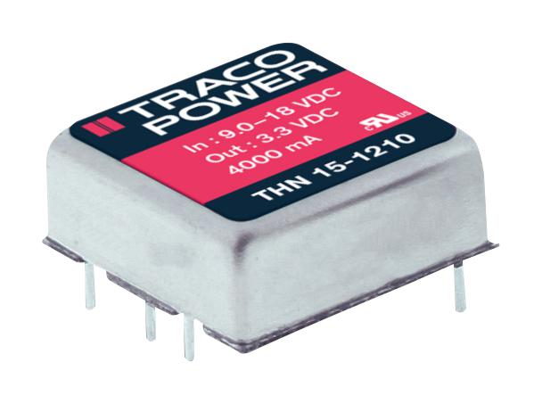 THN 15-2410 DC-DC CONVERTER, 3.3V, 4A TRACO POWER