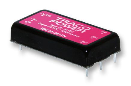 TEN 60-1215N DC-DC CONVERTER, 24V, 2.5A TRACO POWER