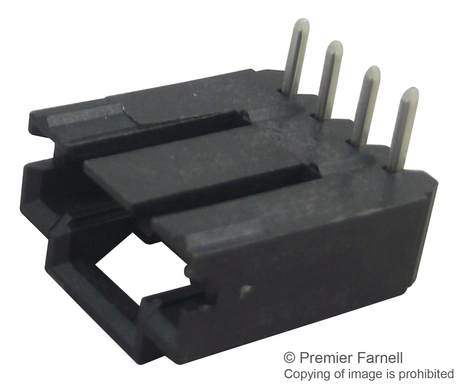 5-103634-3 CONNECTOR, HEADER, 4POS, 1ROW, 2.54MM AMP - TE CONNECTIVITY
