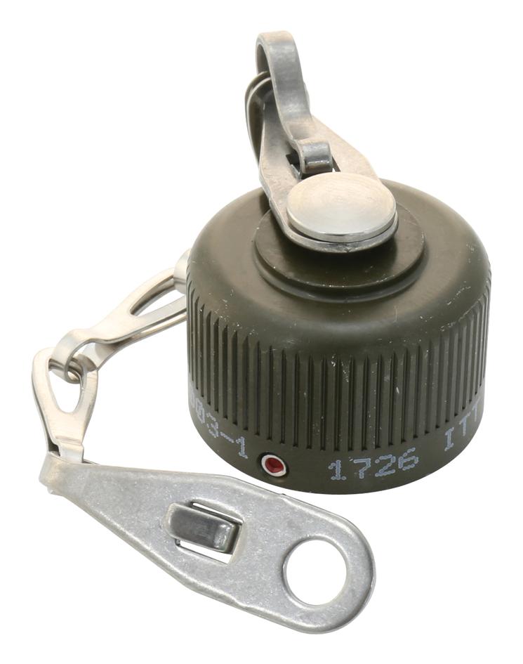 CA121003-1 DUST CAP, ALUMINIUM ALLOY ITT CANNON