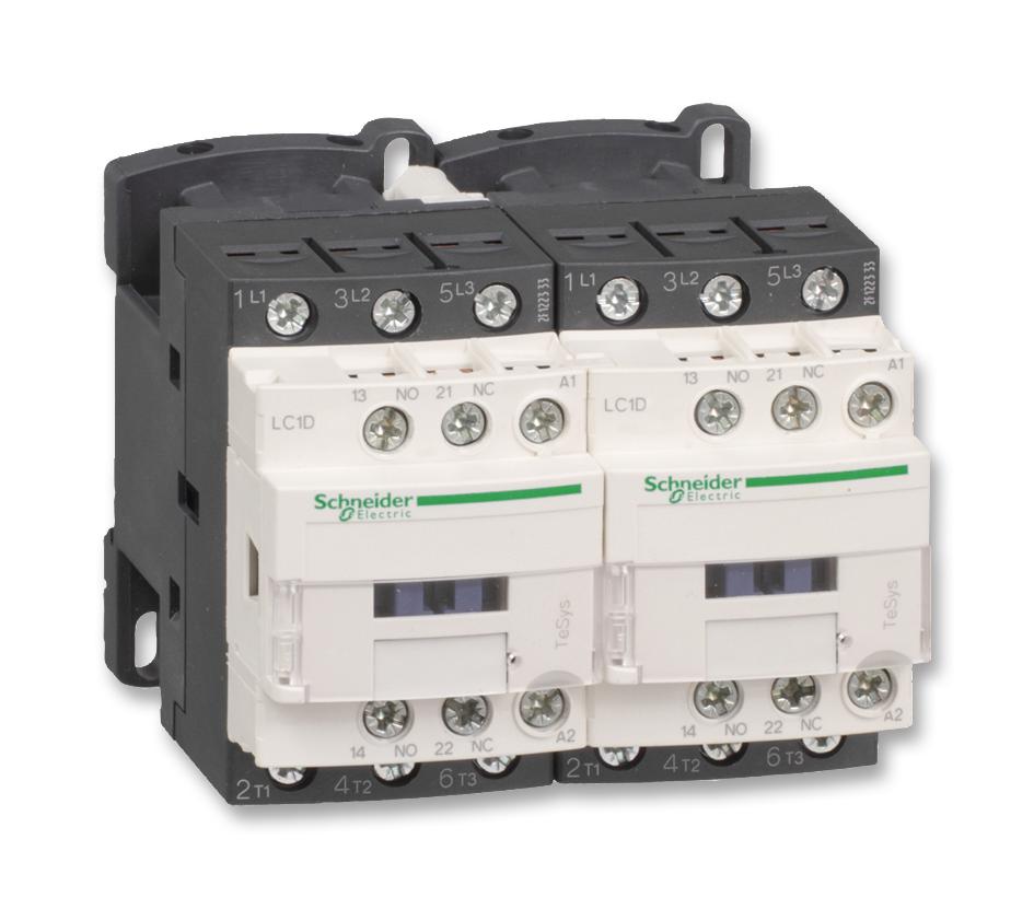 LC2D12BL CONTACTOR, 3PST-NO, 24VDC, DINRAIL SCHNEIDER ELECTRIC