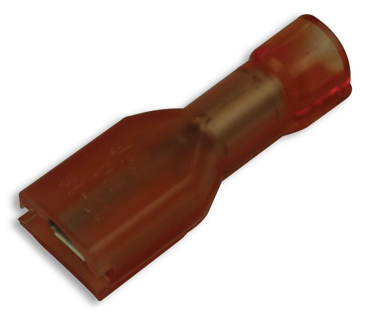 2-520932-2 FEMALE DISCONNECT, 2.8MM, 22-18AWG, RED AMP - TE CONNECTIVITY