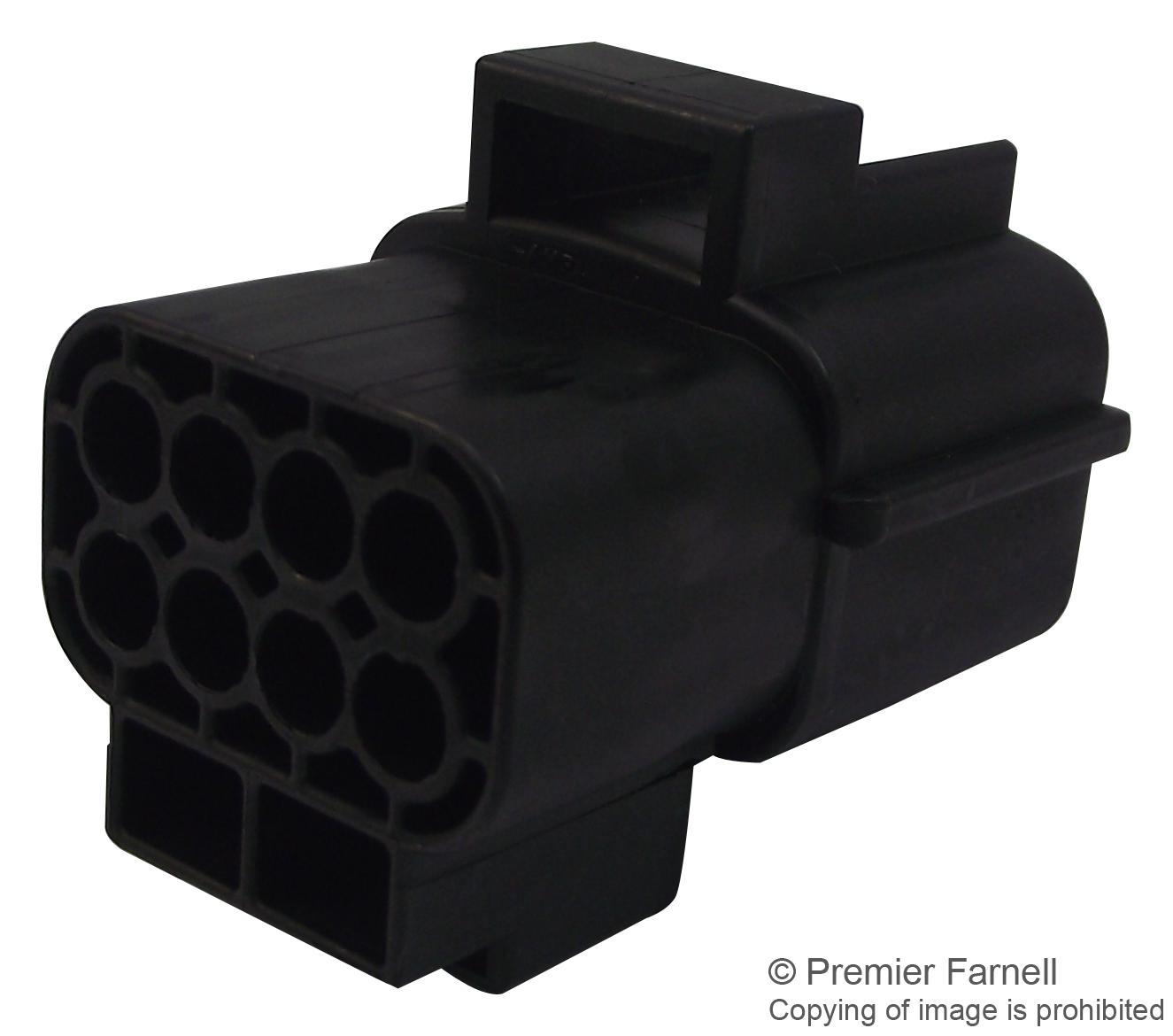 174984-2 RECTANGULAR POWER HOUSING, SOCKET, CABLE AMP - TE CONNECTIVITY