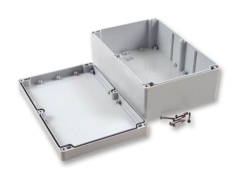 1555VA2GY PCB BOX ENCLOSURE, PC, GREY HAMMOND