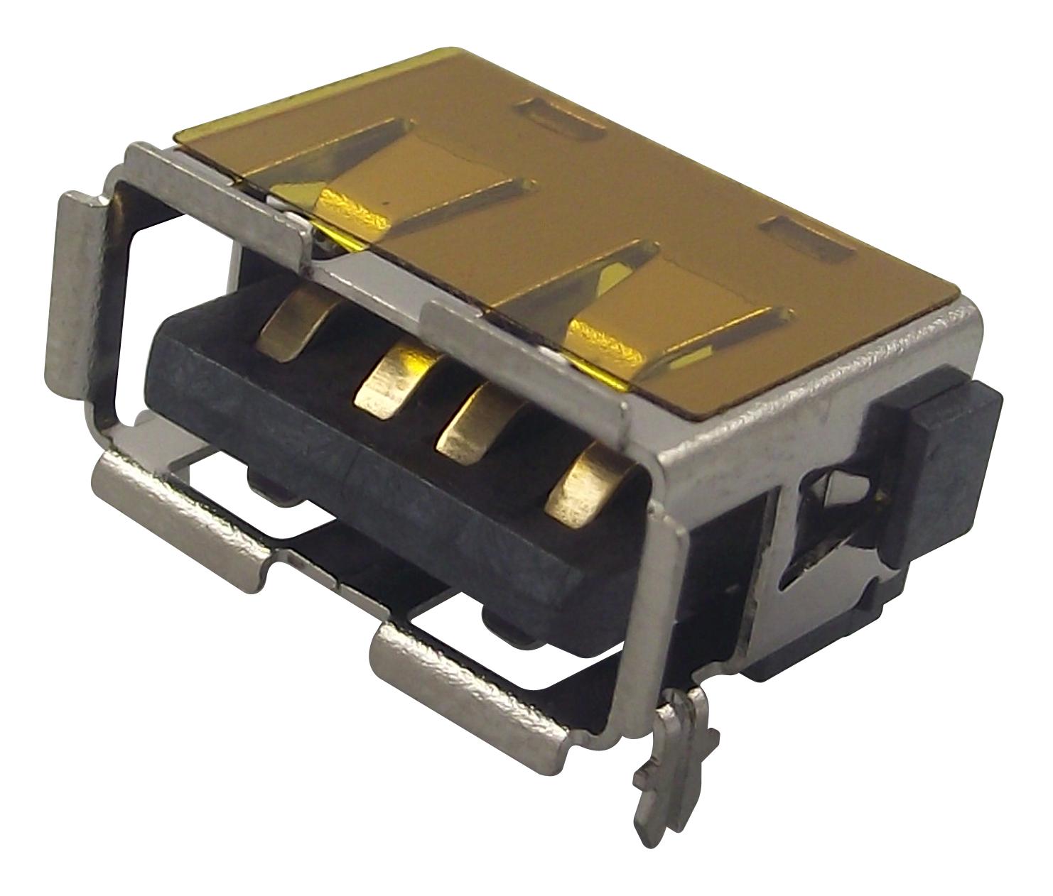 614104150121 USB, 2.0 TYPE A, RECEPTACLE, TH WURTH ELEKTRONIK